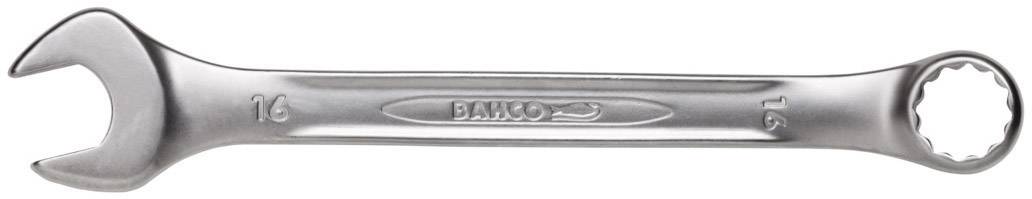 A silver spanner with an open end on the left and a ring end on the right, with 'Bahco 16 17' written in the middle.