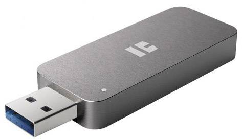 TREKSTOR i.Gear Clé USB Prime 64 Go avec mémoire SSD USB 3,1, 420 Mo/s en Lecture et 350 Mo/s en écriture, boîtier en métal Gris 
