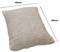 A rectangular cushion made of coarse fabric, 60 mm wide and 80 mm long, is shown in the illustration.