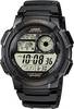Casio Quartz Wristwatch AE-1000W-1AVEF (L x W x H) 48.1 x 43.7 x 13.7 mm Black Enclosure material=Resin Material (watch strap)=Resin