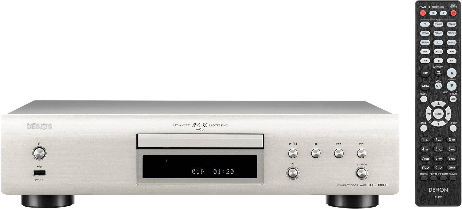 Denon DCD800NE CD player Silver Highresolution audio