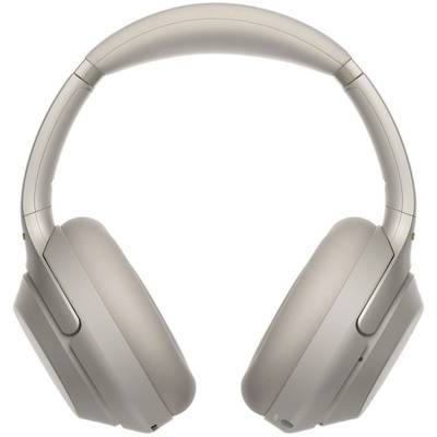 Sony WH-1000XM3   Over-ear headphones Bluetooth® (1075101), Corded (1075100)  Silver Noise cancelling, DAC Foldable, Hea