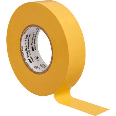 3M  TEMFLEX150019X25YE Electrical tape Temflex 1500 Yellow (L x W) 25 m x 19 mm 1 pc(s)