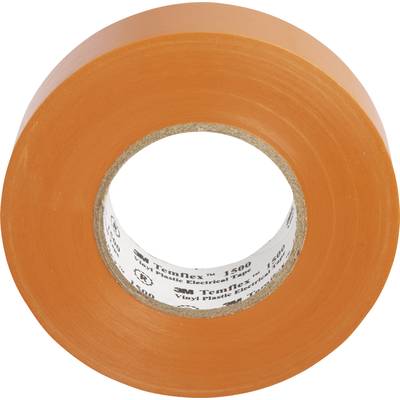 3M  TEMFLEX150019X25OR Electrical tape Temflex 1500 Orange (L x W) 25 m x 19 mm 1 pc(s)