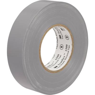 3M  TEMFLEX150025X25GR Electrical tape Temflex 1500 Grey (L x W) 25 m x 25 mm 1 pc(s)