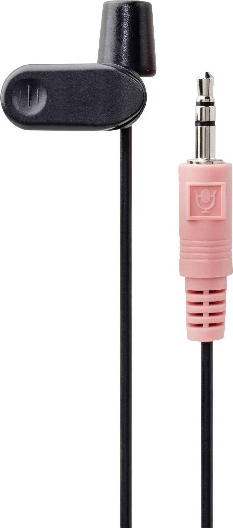 Image of Hama Clip Speech microphone Transfer type (details):Corded Microphone (3.5 mm jack) Corded Black