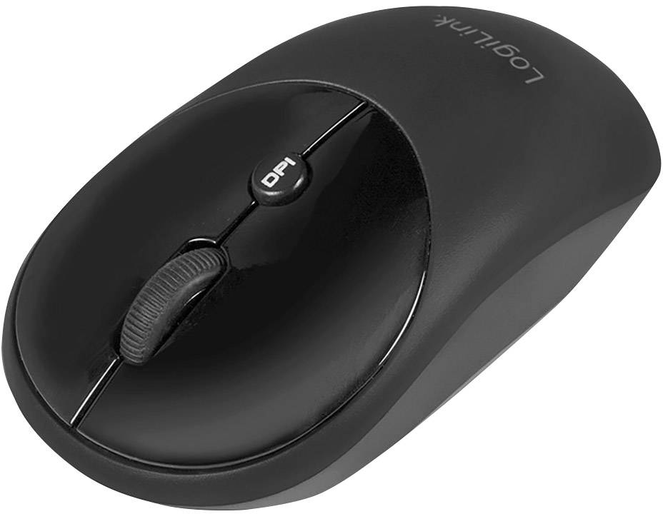 LogiLink ID0178 Radio Keyboard and mouse set German, QWERTZ Black-2