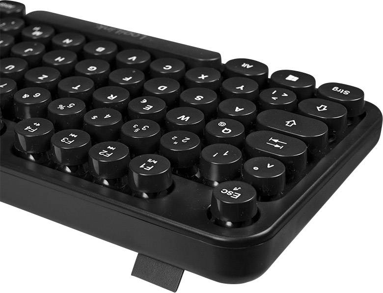 LogiLink ID0178 Radio Keyboard and mouse set German, QWERTZ Black-3