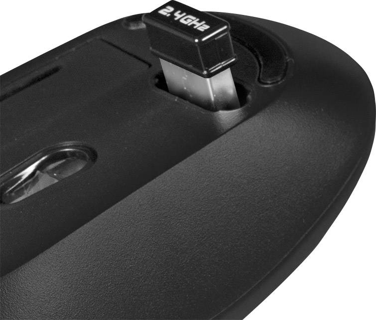 LogiLink ID0178 Radio Keyboard and mouse set German, QWERTZ Black-4