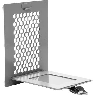 'Surface-mounted junction box with honeycomb-shaped ventilation holes and a mounting base, suitable for electrical installations.'