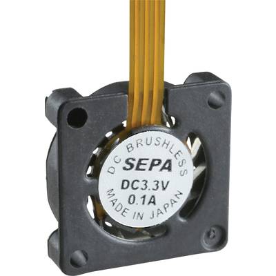 SEPA HY_10A03A-ST Axial fan 3.3 V DC 0.76 l/min (L x W x H) 10 x 10 x 2 mm 