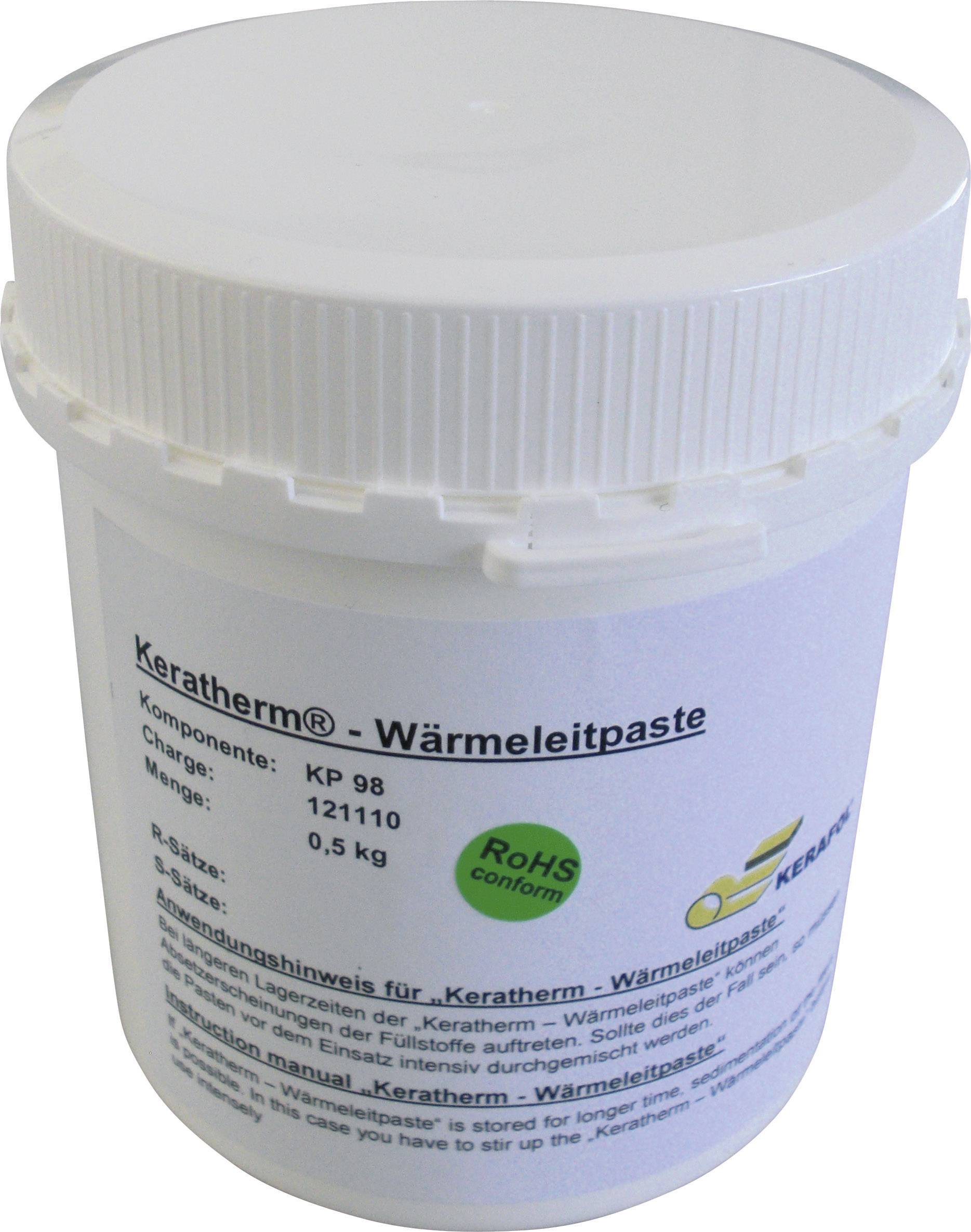 Kerafol KP12 0.5 kg Thermally conductive paste 10 W/mK 500 g Max. temperature: +150 °C