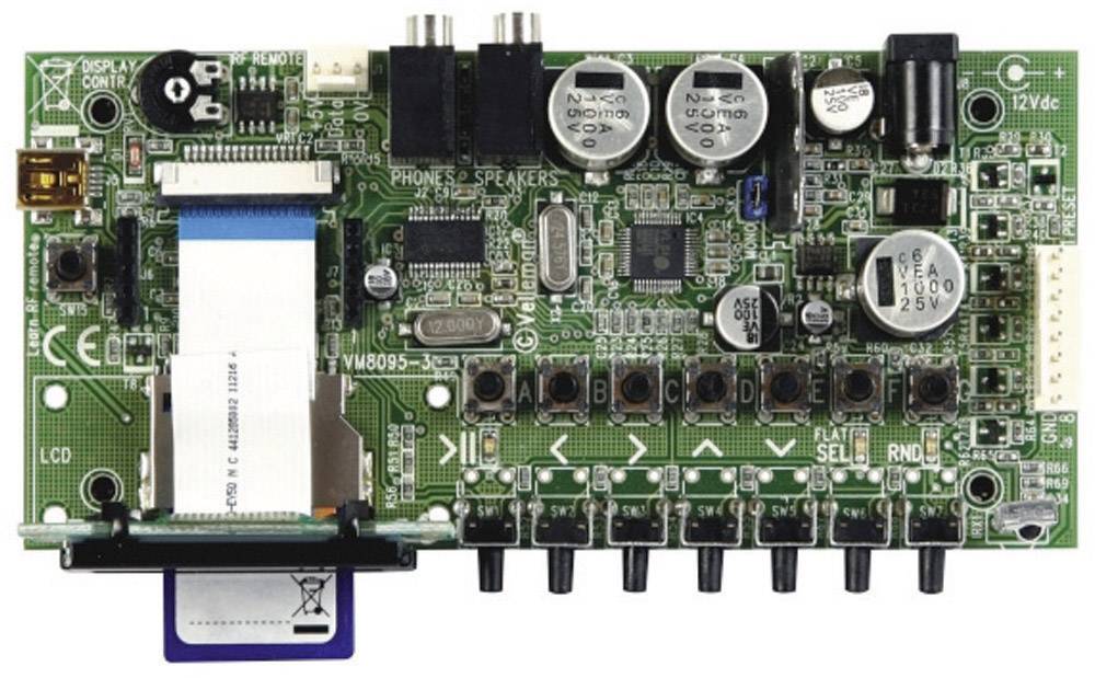 Whadda VM8095 MP3 player Component 12 V DC