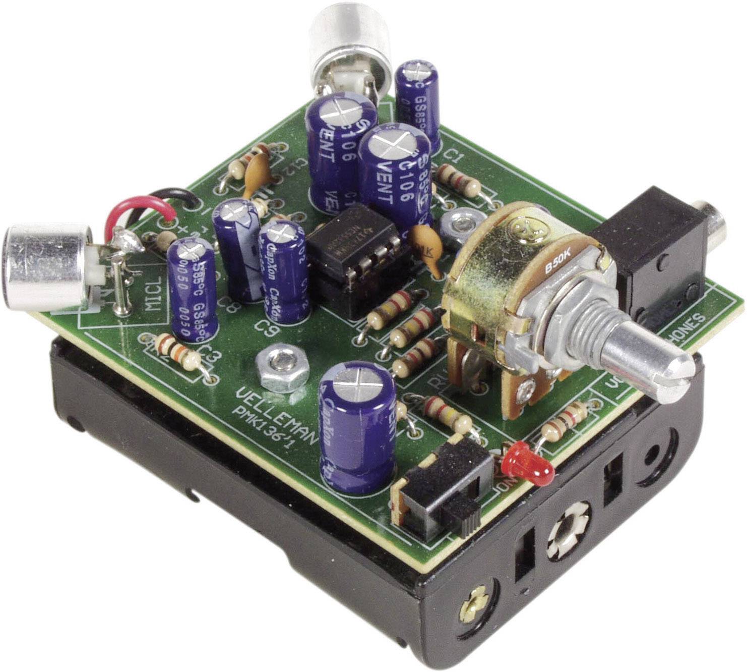 Velleman MK136 Stereo amplifier Assembly kit 4.5 Vdc from