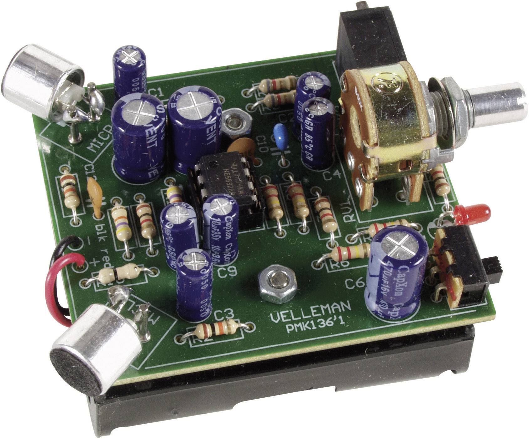 Velleman MK136 Stereo amplifier Assembly kit 4.5 Vdc from