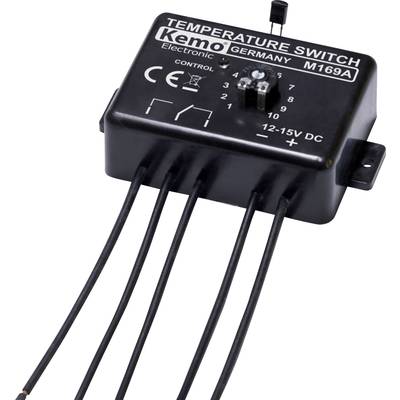 Image of Kemo M169A Kemo-Electronic Temperature switch Component 12 V DC 0 - 100 °C