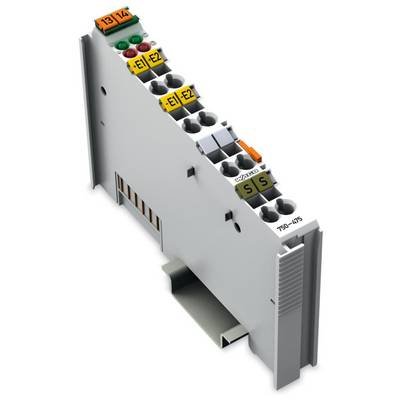 'WAGO 750-437 Module' with colour-coded connections for control and communication in automation systems.