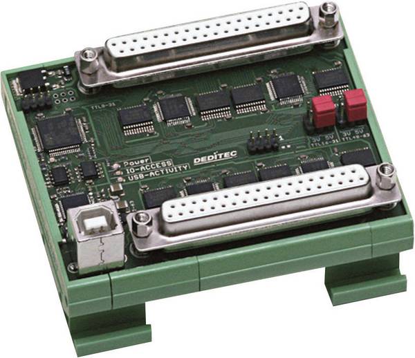 Deditec USB-TTL-64 USB-TTL-64 IO module USB No. of digital outputs: 64 No. of digital inputs: 64