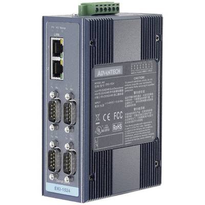 Advantech EKI-1524-CE Data gateway RS-232, RS-422, RS-485  No. of outputs: 4 x  12 V DC, 24 V DC