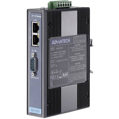 Advantech EKI-1221-CE Data gateway Modbus Gateway  No. of outputs: 1 x  12 V DC, 24 V DC