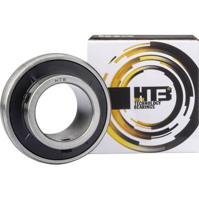 Bearing with packaging. On the packaging it says 'HTB High Technology Bearings'. The bearing is round and made of metal.