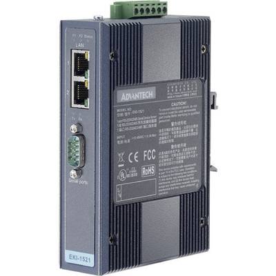 Advantech EKI-1521-CE Data gateway RS-232, RS-422, RS-485  No. of outputs: 1 x  12 V DC, 24 V DC