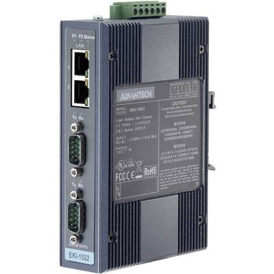 Advantech EKI-1522-CE Data gateway RS-232, RS-422, RS-485  No. of outputs: 2 x  12 V DC, 24 V DC
