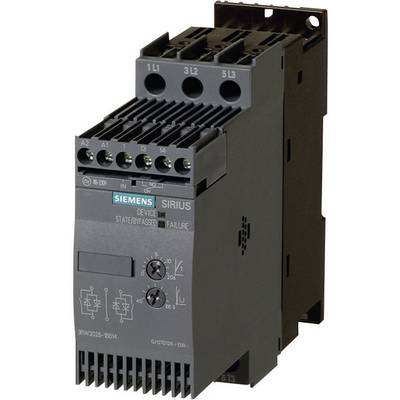 Industrial switchgear by Siemens. It shows connections and control elements for the operation of electrical devices.
