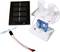 'Kit for Solar Hydrogen Car: Solar Panel, Electrolysis Cell and Motor with Propeller. Demonstrates Renewable Energy Conversion.'