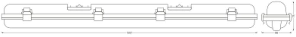 Award image for LEDVANCE SUBMARINE SENSOR Wet room light LED (monochrome) Built-in LED 16 W Neutral white Grey