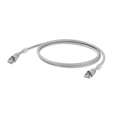 Weidmueller RJ45 Network cable, patch cable CAT 6A S/FTP 35.00 m Grey UL-approved