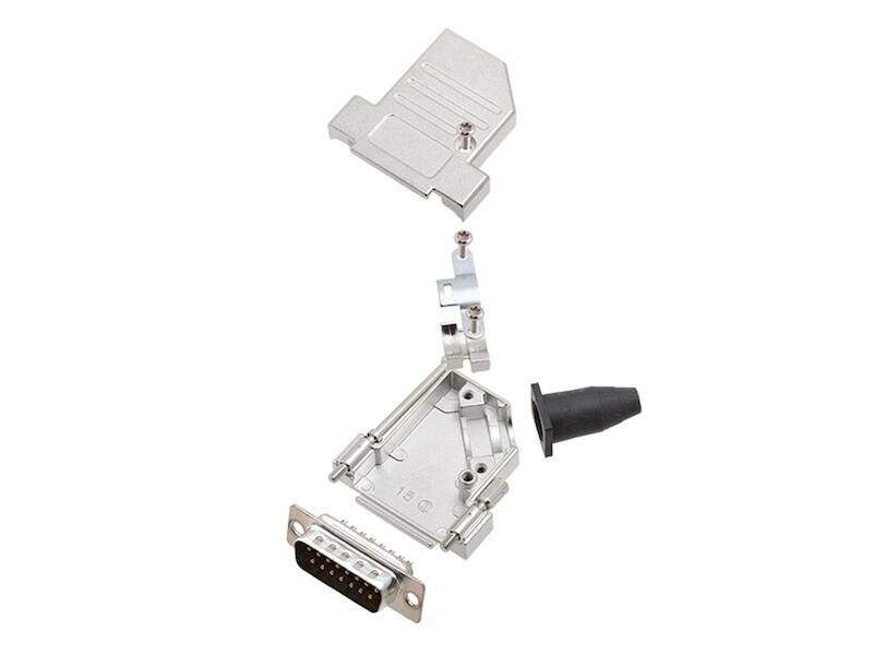 Amphenol L17DTSL37-RG-LJS-S+L717SDC37P D-SUB pin strip set 45 ° Number of pins: 37 Solder bucket 1 pc(s)-2