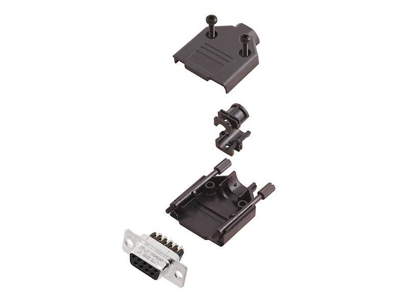 Amphenol L17DTPK-P-09+L77DE09SST D-SUB receptacle set 180 ° Number of pins: 9 Screws 1 pc(s)-0