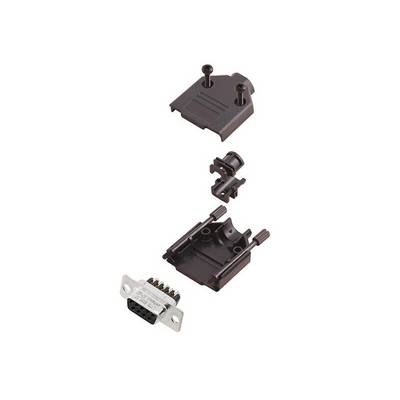 Amphenol L17DTPK-P-09+L77DE09SST D-SUB receptacle set 180 ° Number of pins: 9 Screws 1 pc(s)-0