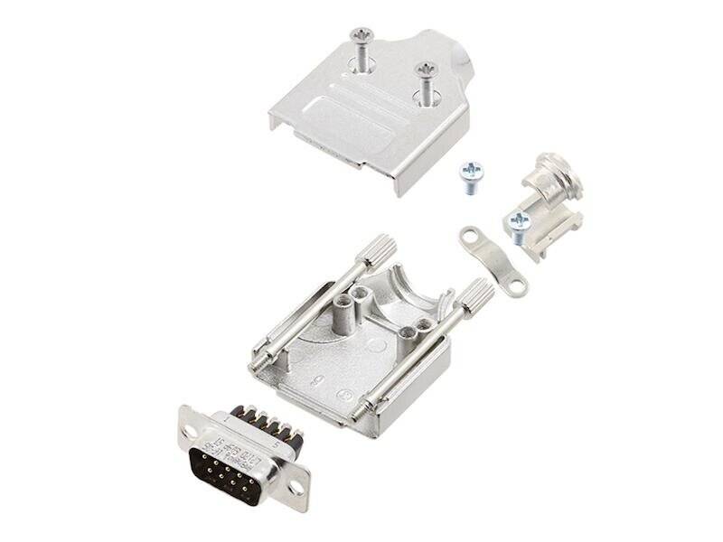 Amphenol L17MHDM25+L717DB25PST D-SUB pin strip set 180 ° Number of pins: 25 Screws 1 pc(s)-0