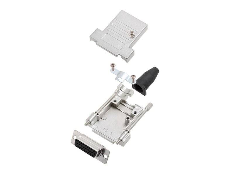 Amphenol L17DTSL09-RG-LJS-T+L77HDE15S D-SUB receptacle set 180 ° Number of pins: 15 Solder bucket 1 pc(s)-2