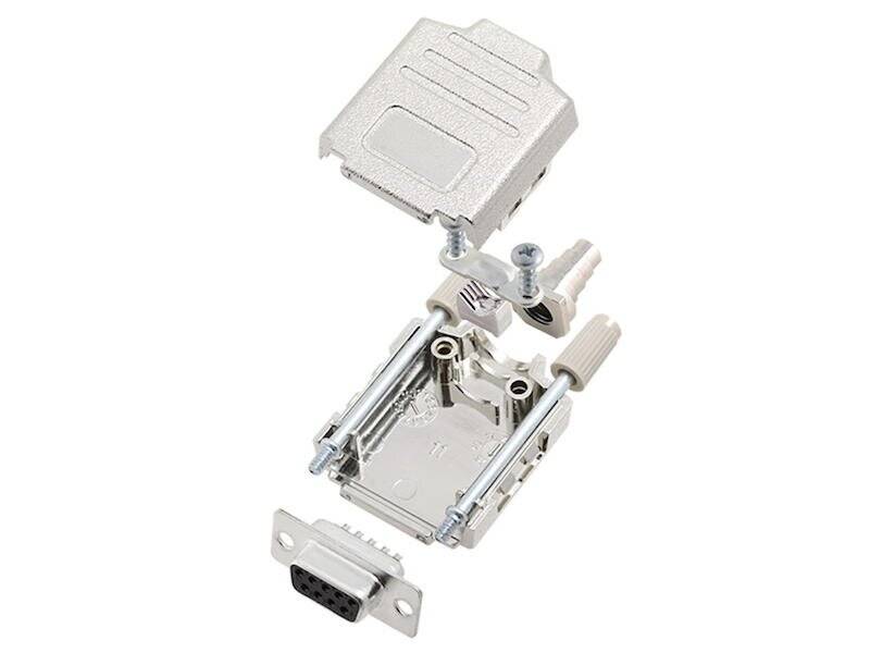 Amphenol L17DPPK09-M+L717DE09S D-SUB receptacle set 180 ° Number of pins: 9 Solder bucket 1 pc(s)-0