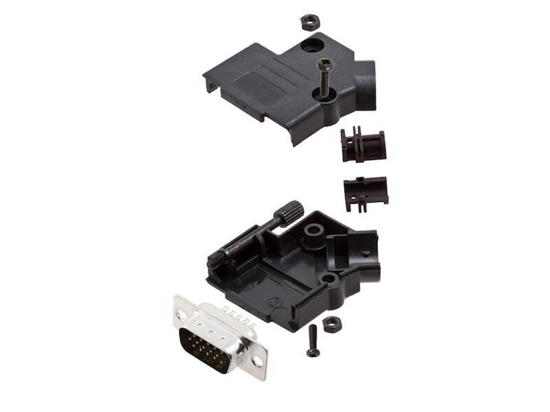 Amphenol L17D45PK-P-25+L717HDB44P D-SUB pin strip set 45 ° Number of pins: 44 Solder bucket 1 pc(s)-0