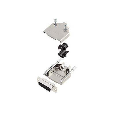 Amphenol L17DTPK-M-09+L77SDE09S D-SUB receptacle set 180 ° Number of pins: 9 Solder bucket 1 pc(s)-0