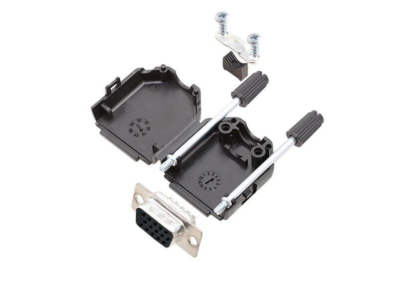 Amphenol L17DPPK37-BK+L77HDC62S D-SUB receptacle set 180 ° Number of pins: 62 Solder bucket 1 pc(s)-2