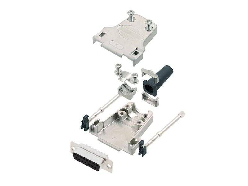 Amphenol L17DTZF25-LJS-RG+L77SDB25S D-SUB receptacle set 180 ° Number of pins: 25 Solder bucket 1 pc(s)-2