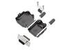 Amphenol L17DPPK25-BK+L77DB25SST D-SUB receptacle set 180 ° Number of pins: 25 Screws 1 pc(s)