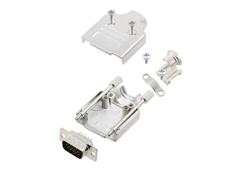 Amphenol L17MHDM25+L717HDB44P D-SUB pin strip set 180 ° Number of pins: 44 Solder bucket 1 pc(s)-0
