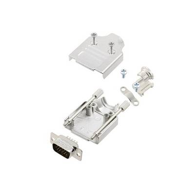 Amphenol L17MHDM25+L717HDB44P D-SUB pin strip set 180 ° Number of pins: 44 Solder bucket 1 pc(s)-0