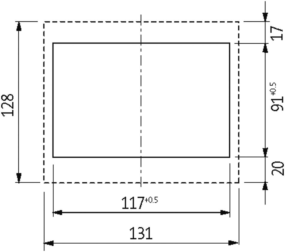 Mounting frame 2-way transparent closure Daimler 4000-68522-0000003 Murrelektronik Content: 1 pc(s)-3