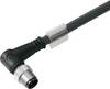 Weidmüller 1276060150 Sensor/actuator connector (pre-fab) M12 Plug, right angle 1.50 m No. of pins (RJ): 8 1 pc(s)