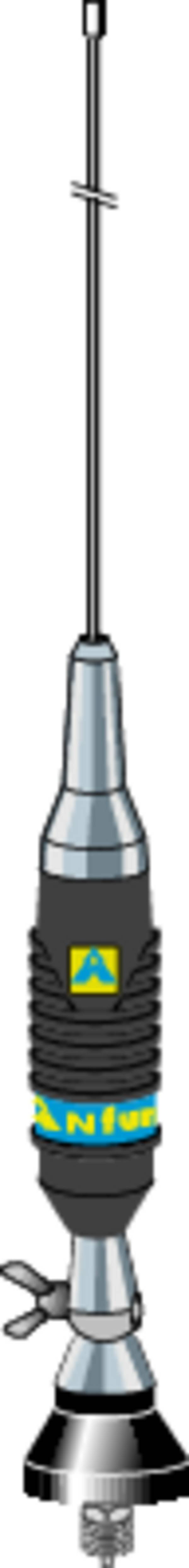 Midland T638.06 Funk 150 CB mobile antenna Lambda type 1/4