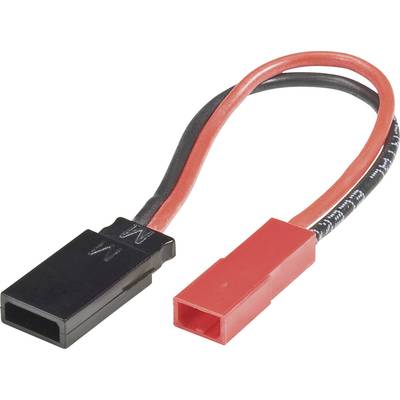 Modelcraft Battery Adapter cable [1x BEC plug - 1x JR plug]  0.50 mm²  58604-1