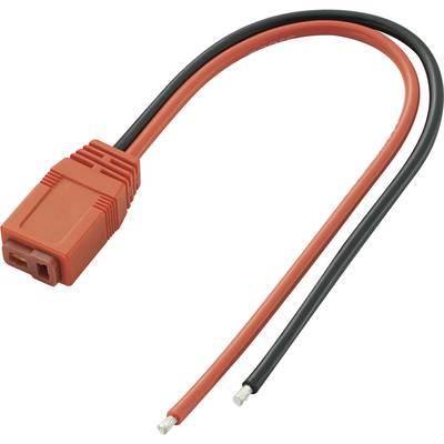 VOLTCRAFT Battery Cable [1x High voltage T socket - 1x Open cable ends] 20.00 cm 2.50 mm²  207927