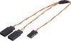 Modelcraft Servo Y cable [2x JR plug - 1x JR socket] 0.50 mm²